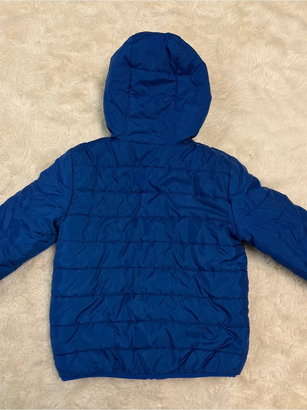 Nike Boy's Royal Blue Full-Zip Puffer Jacket Coat